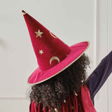 Child Magician Hat-Burgundy Velvet