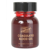 Mehron Coagulated Blood 30 ml with Applicator is a thick consistency.