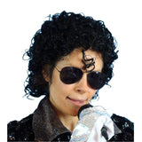 Wig-Michael Jackson 80's, curly wig with drop down curl on forehead.
