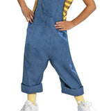 Minion Agnes Deluxe Child Costume, jumpsuit velcro closes at back.