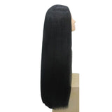 Morticia 36" (92cm) Wig, side view.