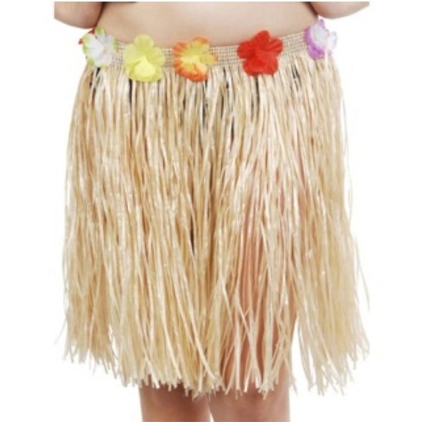 Natural Look Hawaiian Skirt will suit an small adult or child.