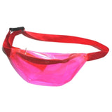 Neon Bum Bag - Asst Colors, pink with adjustable strap.
