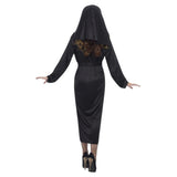 Nun costume, black at the back.