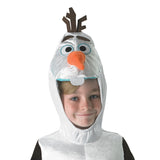 Olaf Frozen Costume - Toddler, hood has padded carrot nose, felt fuft of hair.