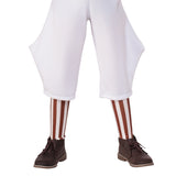 Oompa Loompa Classic Costume, jumpsuit with striped leg pieces.