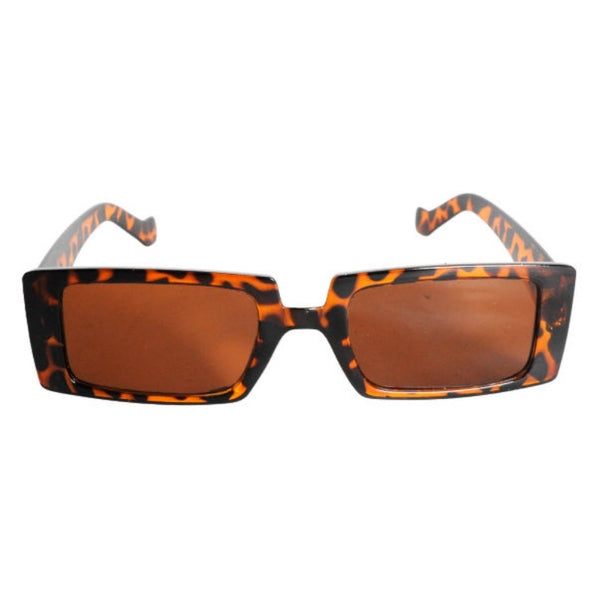 Party Glasses-Leopard, square frame.