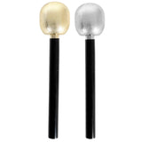 Party Microphone-Mixed Colours, plastic in gold and silver.