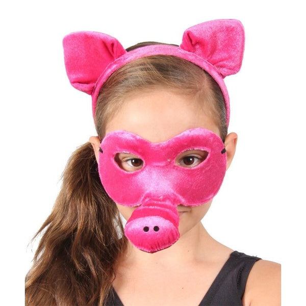 Pig  Headband & Mask Set, child size