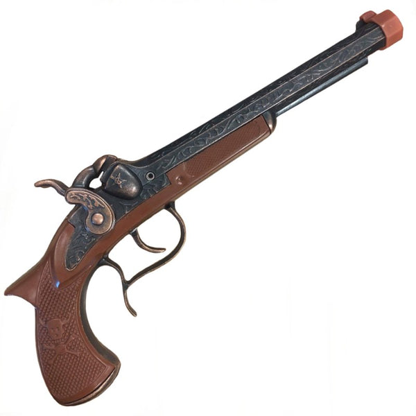 Pirate Pistol - Diecast, quality brown with grey sharft.