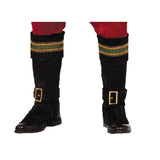 Premium Santa Claus - Hire, boot tops with buckles and trimmed with braid.