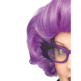 Purple - The Dame Wig, dame edna wig.
