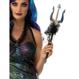 Queen Neptune of the Seas Costume - Adult plus gold painted plastic fork sceptre.