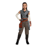 Rey Classic Costume - Child, sleeveless top, pants with attached boot tops, double belt, holster, cuff and arm guards.