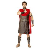 Roman Centurion, robe, cape, wrist and leg and neck armour.