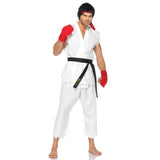 Ryu Street Fighter - Hire, white judo suit with belt, gloves and headband.