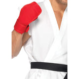 Ryu Street Fighter - Hire, white judo suit with belt, red gloves and headband.