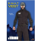 swat vest adult size additional pockets, zip up unisex.