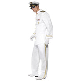 Sailor Captain Deluxe Costume, jacket and pants with gold ribbon down the side leg.