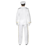 Sailor Captain Deluxe Costume, jacket, pants, gloves and hat.