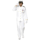 Sailor Captain Deluxe Costume, jacket with badges, cap with emblem.