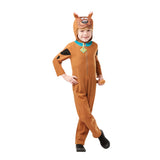 Scooby Doo Classic Child Costume, jumpsuit with attched hood, digitally print face on hood and 3d ears.