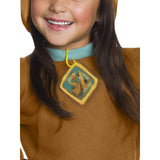 Scooby Doo Costume with Lenticular Badge - Toddler, collar with lenticular design dog tags.