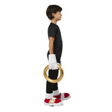 Sonic The Hedgehog Accessory Set, fold foam ring, oversized white gloves and shoe covers.