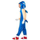 Sonic The Hedgehog Costume - Adult, includes gloves and oversized shoe covers.