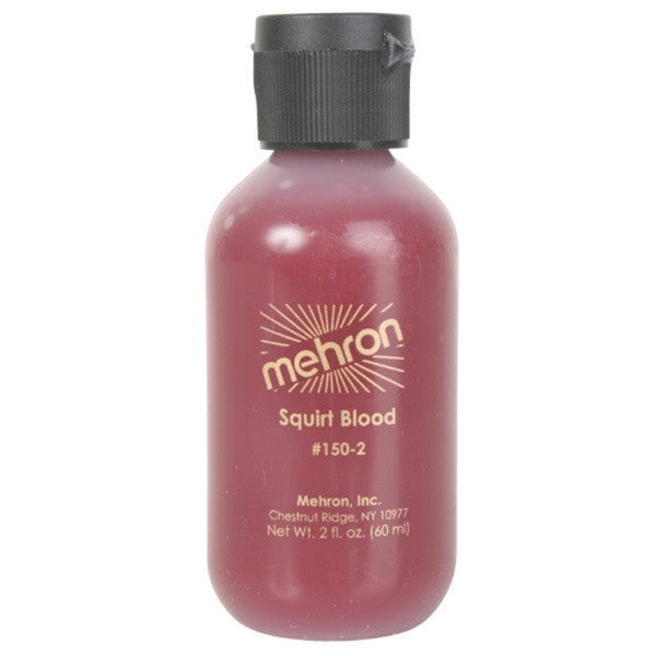 Squirt Blood-Bright Arterial 60ml this will run and dry on the skin.