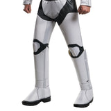 Stormtrooper Deluxe Costume-Adult, moulded mask and printed jumpsuit with boot tops.