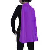 superhero cape in purple.