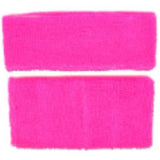 Sweat Wristband & Headband Set - Assorted Colours, pink