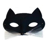 tabby cat mask, flexiable eye mask with whiskers, and attached ears.