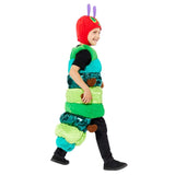 The hungry caterpillar costume, short at the front , long at the back with a seperat hood.