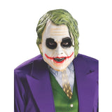 The Joker Classic Costume - Adult, latex mask with iconic make up.
