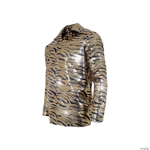 Tiger Shirt Gold Sequin - Hire