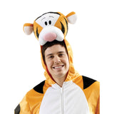 Tigger Deluxe Costume - Adult, hood has padded head on top, your face is free to talk and eat.