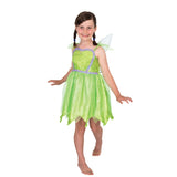 Tinker Bell Deluxe Costume - Child, layered tutu dress with sequin detail on bodice and detachable wings.
