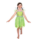 Tinker Bell Deluxe Costume - Child, layered tutu dress with attached bodice, plus detachable wings.
