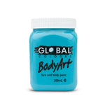 Turquoise Face and Body Paint, 200ml cream Global.
