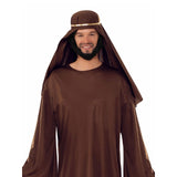 Wiseman Brown Costume - Adult, brown ankle length robe with matching headdress.