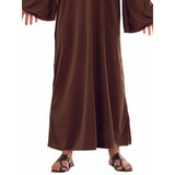 Wiseman Brown Costume - Adult, brown ankle length robe with matching headdress.