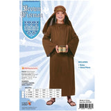 Wiseman Robe & Headpiece - Child, brown robe and headdress perfect for Nativity plays.