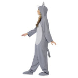 wolf costume with hooded all in one.