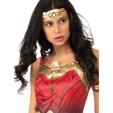 Wonder Woman 1984 Deluxe Costume - Adult, dress, silver gauntlets and gold headband.