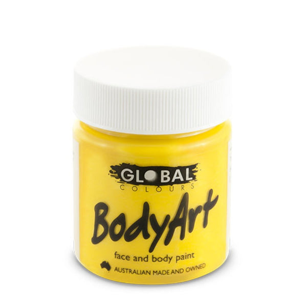 Yellow Face and Body Paint 45ml.