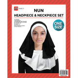 Nun Headpiece & Collar Set