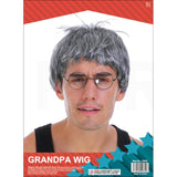 Grandpa short grey wig,.