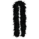 feather boa in black 1.83cm.